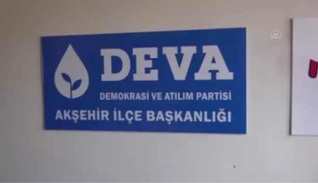 DEVA Partisi Genel Başkanı Ali Babacan, partisinin Akşehir İlçe Başkanlığını açtı