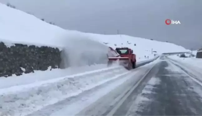 Tunceli'de 214 köy yolu ulaşıma kapandı