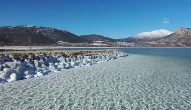 Son Dakika | Eğirdir Gölü'nün su seviyesi karla yükseldi