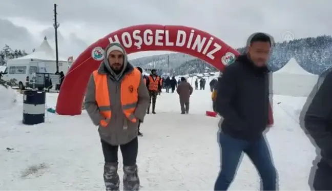 KASTAMONU - 1. Kastamonu Araç Yayla Kış Festivali başladı