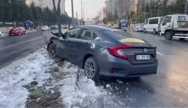 Otomobilin çarptığı sürücü kursu eğitmeni ağır yaralandı (2)