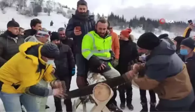 Sakin Şehir Şavşat'ta kış şenlikleri renkli görüntülere sahne oldu