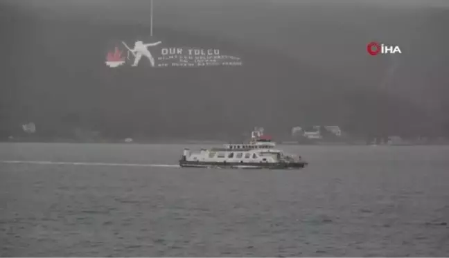 Çanakkale'de, Gökçeada ve Bozcaada'ya feribot seferleri yapılamıyor