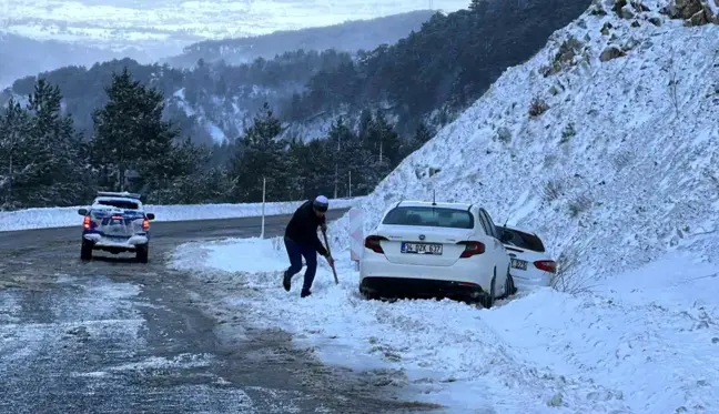 Domaniç'te trafik kazasında 1 kişi yaralandı