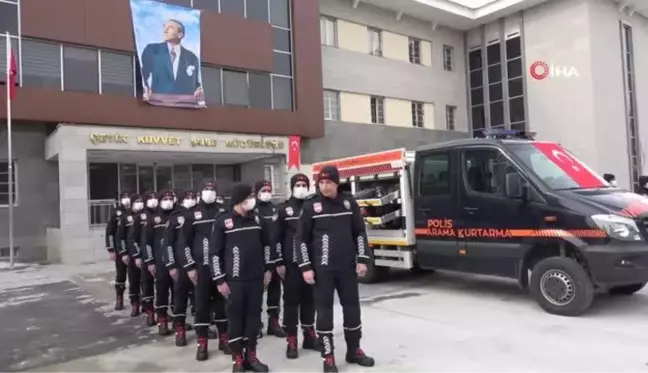 Son dakika haberleri... Polis Arama Kurtarma ekibi çığ ve sel felaketlerine hazır