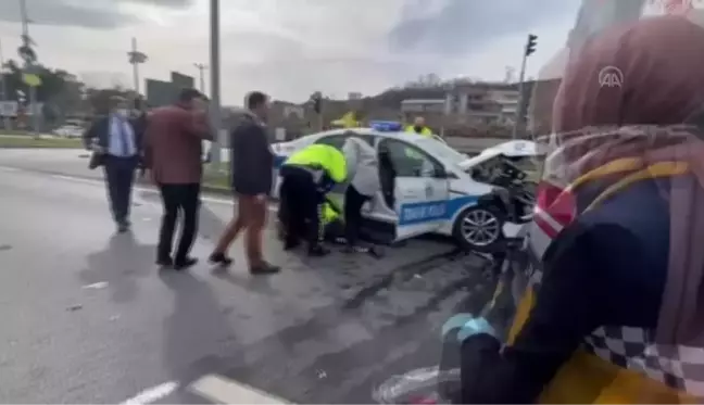 Son dakika haber... Trafik kazasında biri polis iki kişi yaralandı