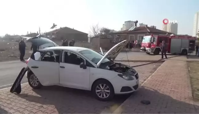 Otomobildeki piknik tüpünden sızan gaz patlamaya neden oldu: 1 yaralı