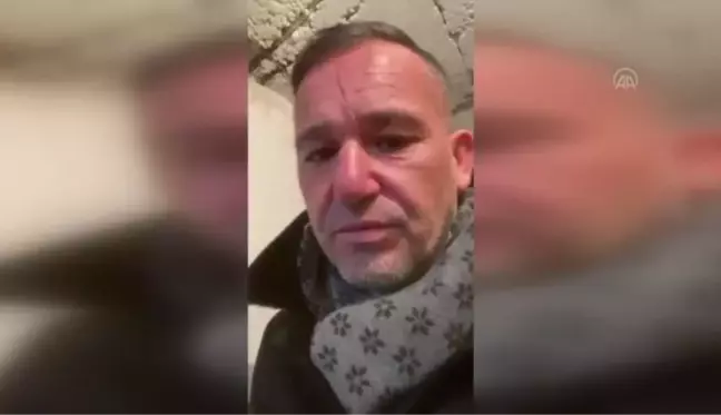 GAZİANTEP - Çocuğunu görmek için gittiği Ukrayna'da mahsur kalan turizmci yardım bekliyor