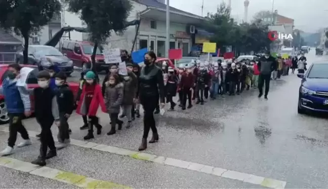 Öğrenciler sigara ve alkolün zararlarına böyle dikkat çekti