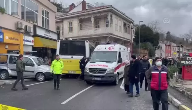 Beykoz'da İETT otobüsünün karıştığı zincirleme trafik kazasında 6 kişi yaralandı