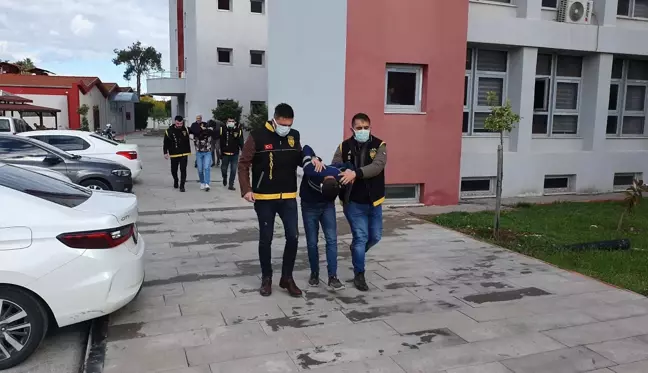 Dalından 4 ton portakal çalan 3 zanlı tutuklandı