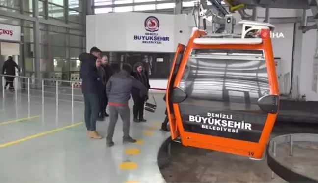 Denizli Teleferik ve Bağbaşı Yaylası beyaza büründü