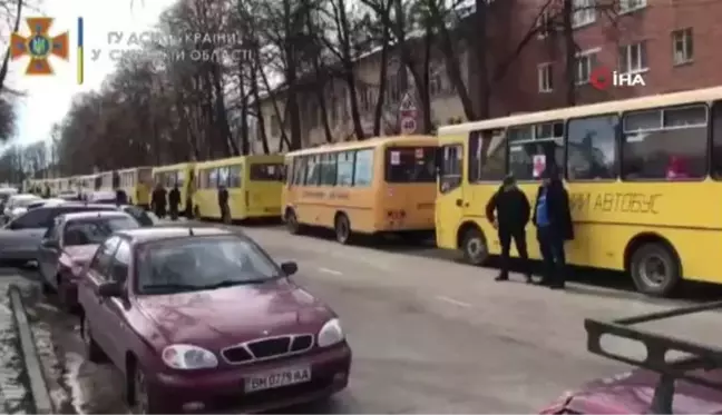 Ukrayna'nın Sumi kentinde halk tahliye edildi