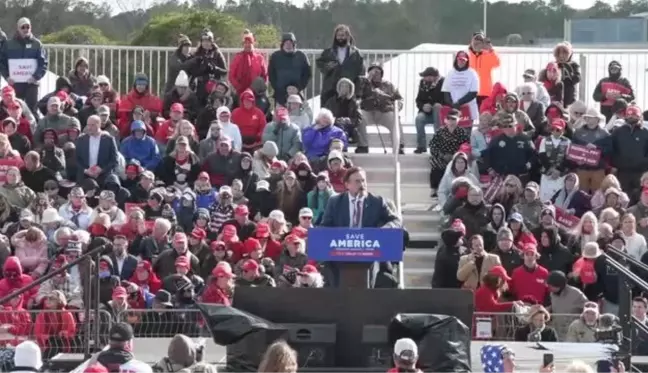 Eski ABD Başkanı Donald Trump Güney Carolina'da miting düzenledi