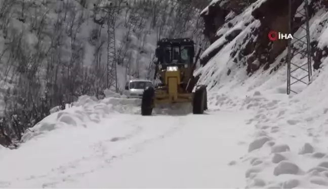 Şırnak'ta kapalı köy yolları açıldı