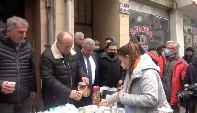 Muharrem İnce, Yalova'da üzüm hoşafı ve ekmek dağıttı