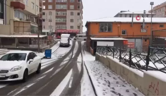 Tekirdağ'ın 2 ilçesinde eğitime kar engeli