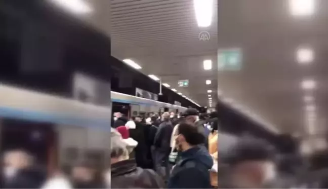 Yenikapı-Atatürk Havalimanı metro seferleri bir süre aksadı