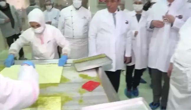 KAHRAMANMARAŞ - Bakan Varank, Kahramanmaraş'ta dondurma fabrikasını ziyaret etti