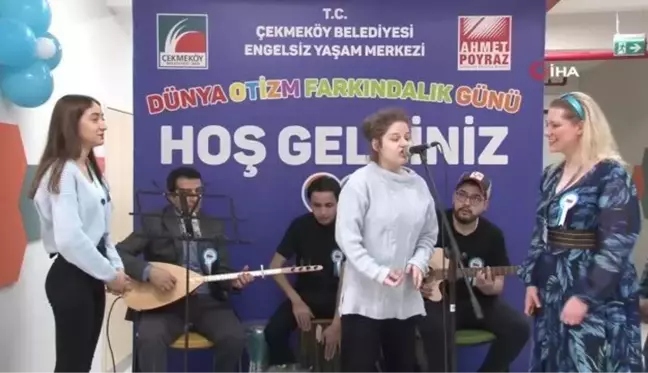 Otizm Farkındalık Günü Programı'nda doyasıya eğlendiler