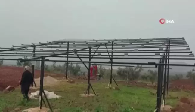 Hatay'da çiftçinin güneş panelleri çalındı