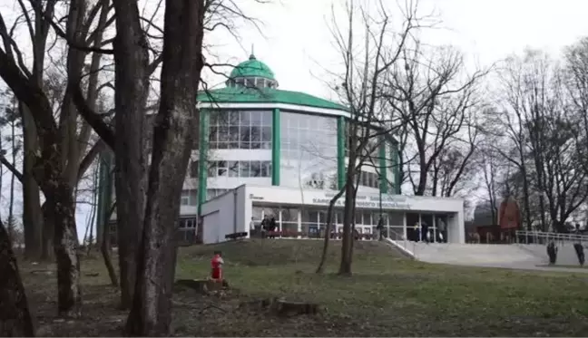 Lviv Politeknik Üniversitesi Spor Salonu, savaş mağdurlarını ağırlıyor