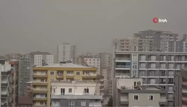 Toz taşınımı görüş mesafesini düşürdü