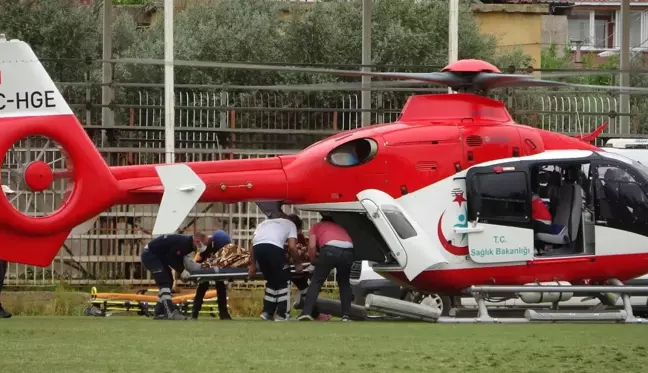 112 hava ambulansı menenjit hastası için havalandı