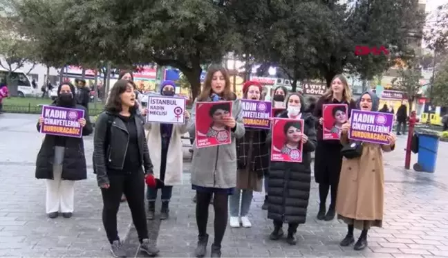 Gaziosmanpaşa'da kadınlar Demet Arslan'ın öldürülmesini protesto etti