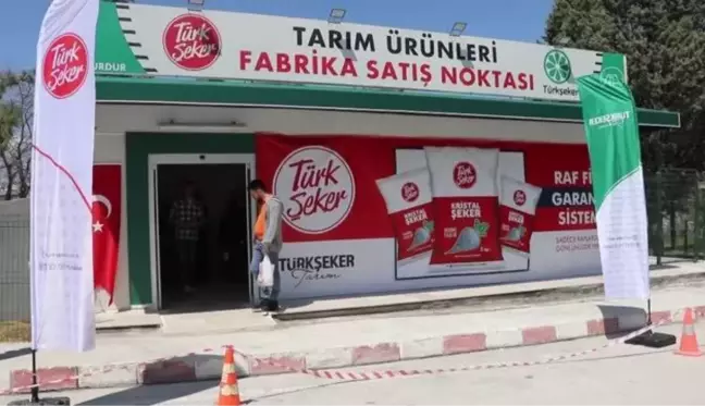 Türkşeker altıncı fabrika satış noktasını Burdur'da açtı