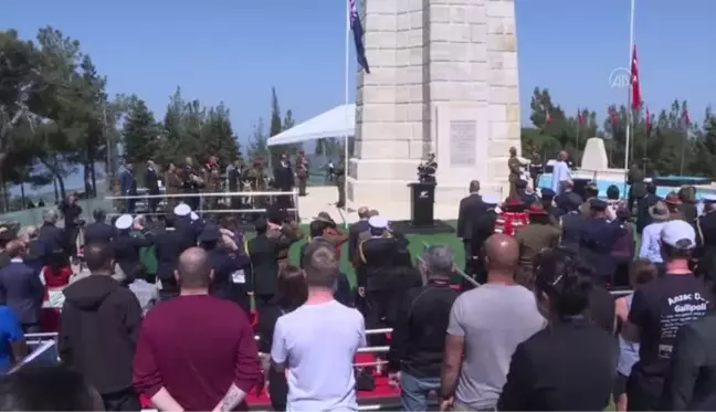 Yeni Zelanda Anıtı'nda Çanakkale Kara Savaşları'nın 107. yılı töreni düzenlendi