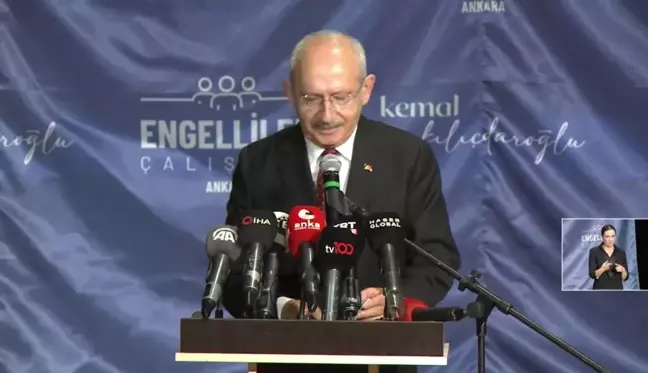 Kılıçdaroğlu'ndan Engellilere: 