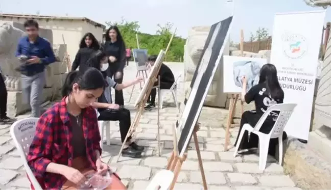 Arslantepe Höyüğü'ndeki eserler müzik eşliğinde resmedildi