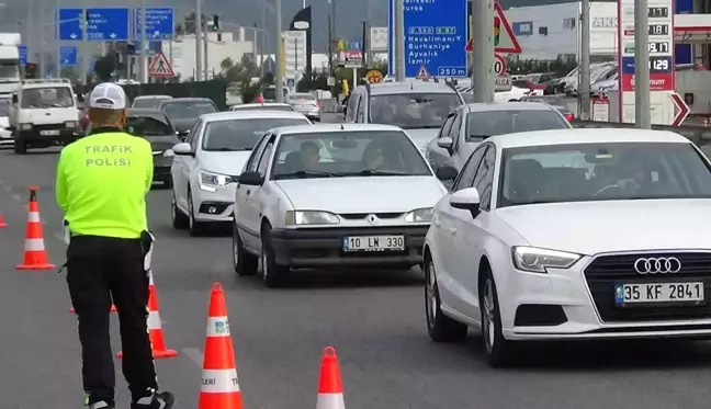 Balıkesir-Çanakkale kara yolunda bayram öncesi trafik denetimi yapıldı