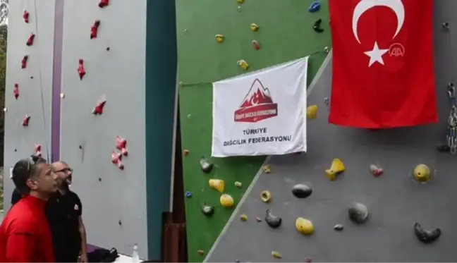 Aydın'da Spor Tırmanış Hız Türkiye Şampiyonası yapıldı