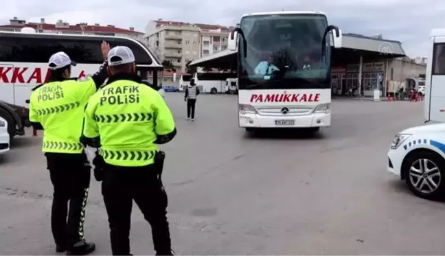 KIRKLARELİ - Yolcu otobüsleri denetlendi