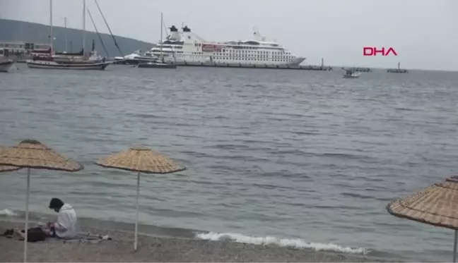 SEZONUN 4'ÜNCÜ KRUVAZİYERİ BODRUM'A GELDİ