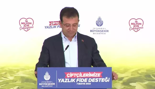 İbb, Üreticiye 5 Milyon Yazlık Sebze Fidesi Dağıtımına Başladı... İmamoğlu: 