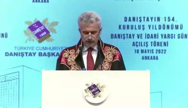 Danıştay Başkanı Yiğit, Danıştayın 154. Kuruluş Yıl Dönümü Töreni'nde konuştu (2)