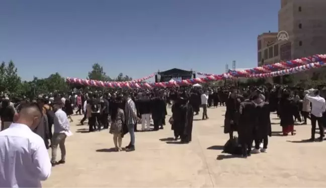 Mardin Artuklu Üniversitesinde 2 bin 500 öğrenci mezuniyet sevinci yaşadı