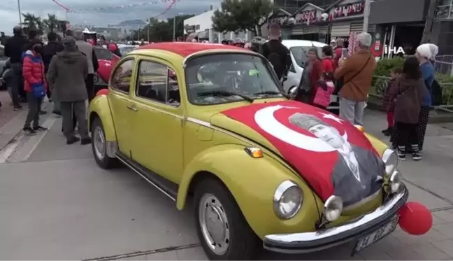 Samsun'da Vosvos konvoyu renkli görüntülere sahne oldu