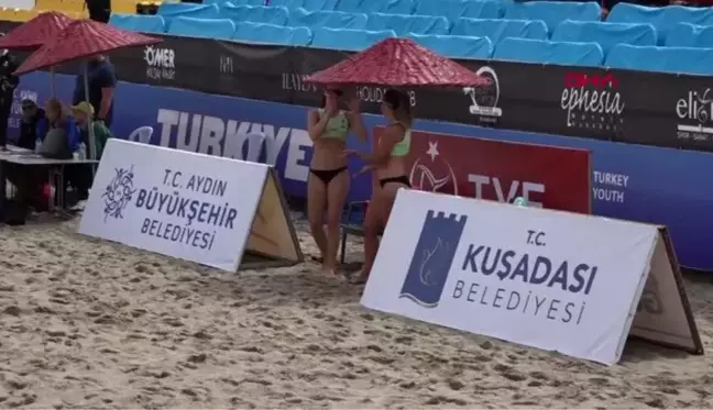 SPOR Kuşadası'nda plaj voleybolu heyecanı başladı