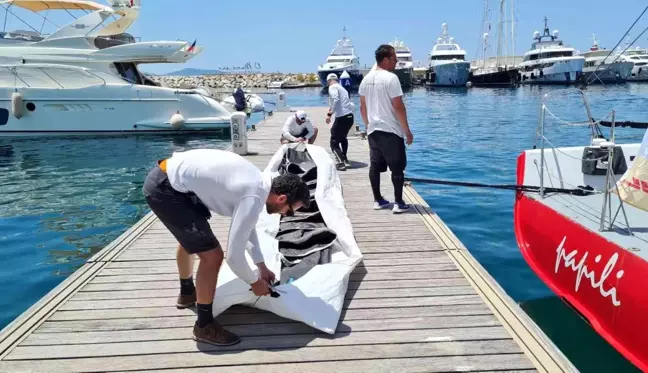 Cumhurbaşkanlığı 3. Uluslararası Yat Yarışları'nda ilk tekne Bodrum'a ulaştı