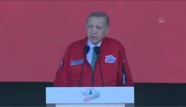 Cumhurbaşkanı Erdoğan, TEKNOFEST Azerbaycan'ın Seçkin Gözlemci Günü'nde konuştu: (2)