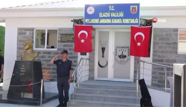 Yapımı tamamlanan jandarma karakolu hizmete alındı