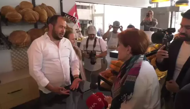 Akşener'in Ziyaret Ettiği Burdurlu Fırıncı: 