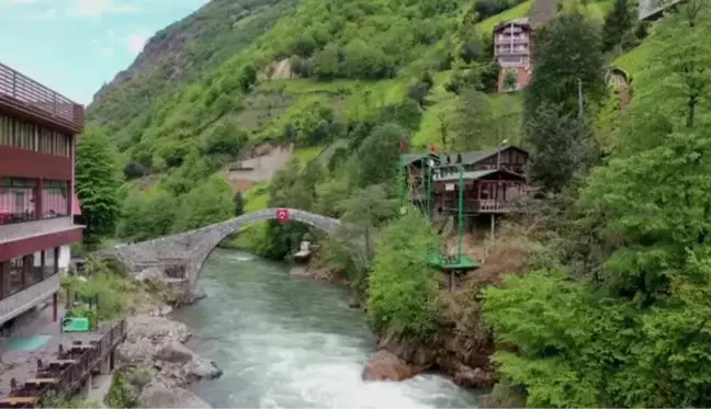 Rize'nin tarihi kemer köprüleri artık turizme hizmet ediyor