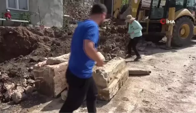 İstinat duvarı çalışmasından tarih çıktı