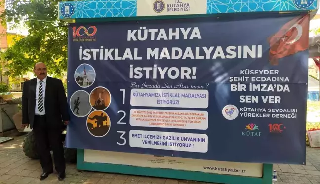 Kütahya 'İstiklal madalyası' istiyor