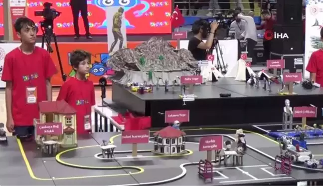 Öğrenciler robotik kodlama ile 'Büyük Taarruzu' anlattı